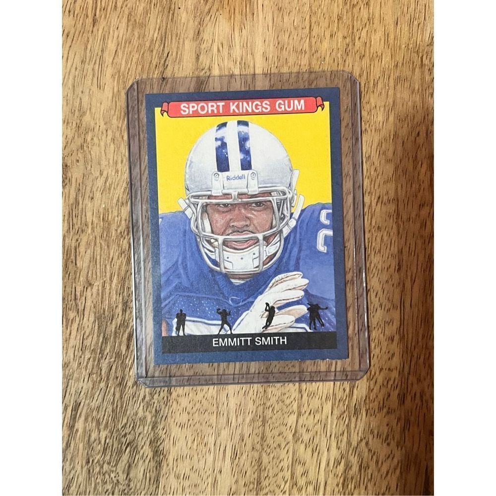 Emmitt Smith National Football League 2020 Sport Kings Gum Blue Variant Rare!